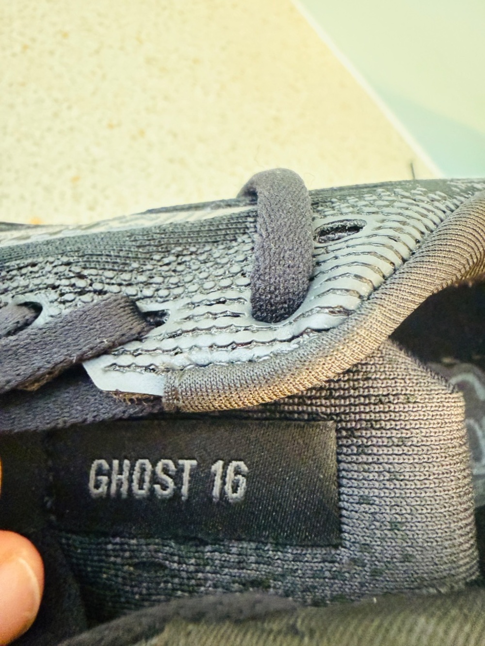 Brooks Ghost 16 running shoes, women's size 8, black, EUC - Picture 5 of 6